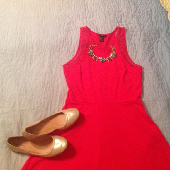 NWOT H&M Red Fit and Flare