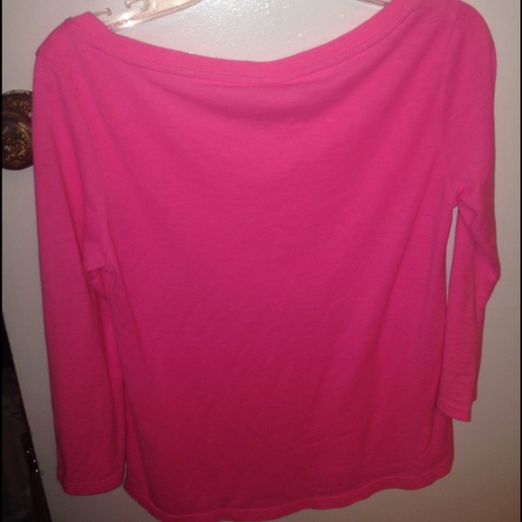 Pink Abercrombie pajama/regular top - Picture 4 of 4