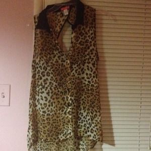 Cheetah blouse