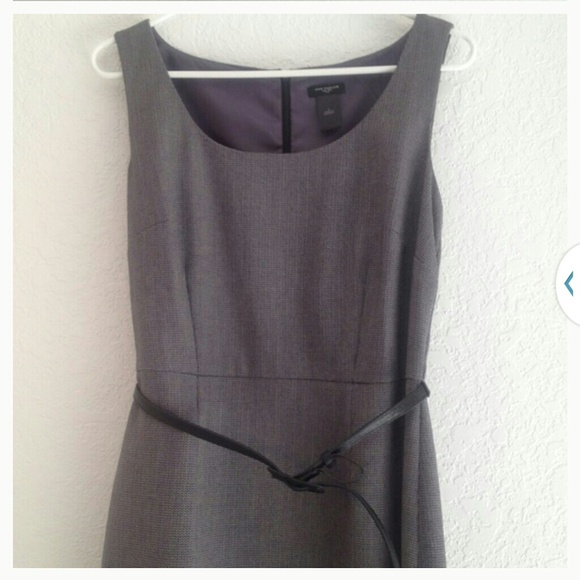 Calvin Klein Gray Work Dress