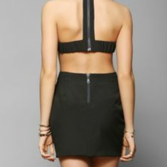 Black Urban Outfitter dress, online only.