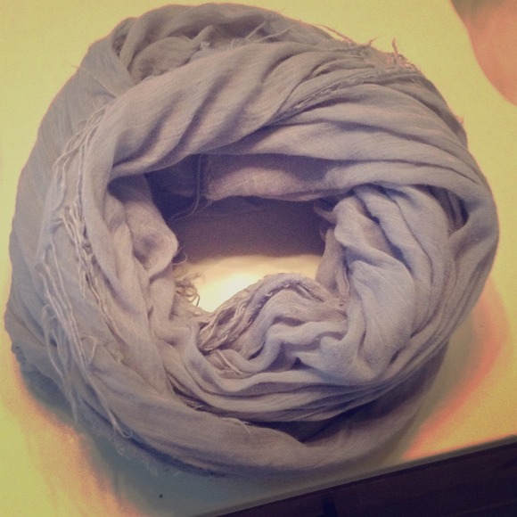 Grey cotton scarf