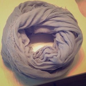 Grey cotton scarf