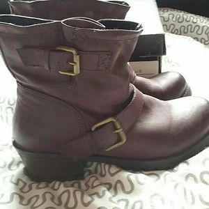 Eggplant JustFab boots