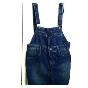 Denim romper