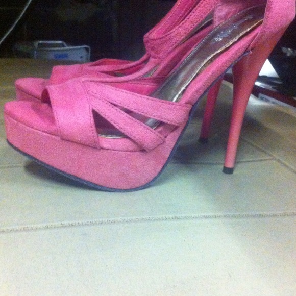 Pink heels