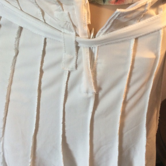 WHITE LONG SKIRT - Picture 3 of 4