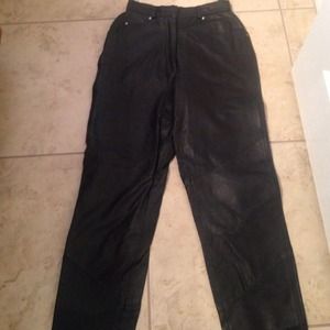 Leather pants