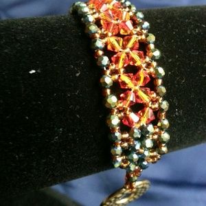 Swarovski beaded bracelet