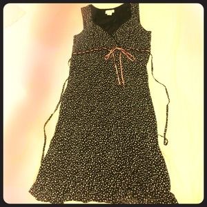 Motherhood maternity black and white dress