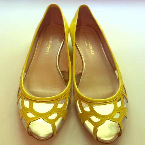 Yellow Cutout Loeffler Randall Shoes