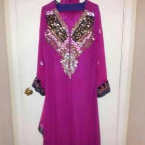 Shalwar kameez beaded anarkali