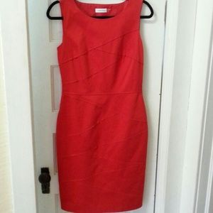 Last chance ... Red Calvin Klein dress