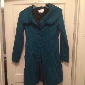 xhilaration teal medium coat