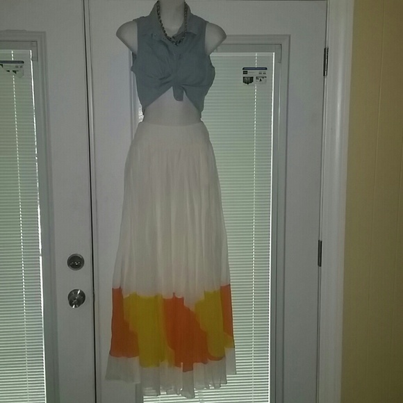 Free people maxi skirt