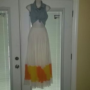 Free people maxi skirt