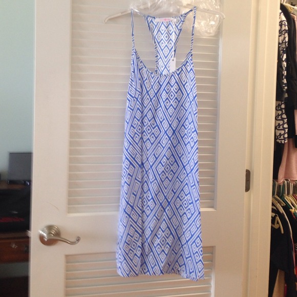 NWT Alice & Trixie Blue patterned tank dress