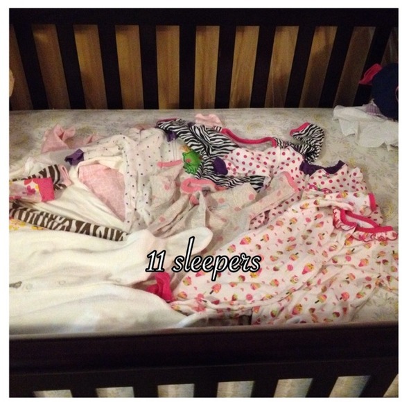 ****SOLD****Baby girl sleepers