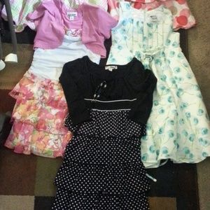 Girls dresses 4 dresses all size 10