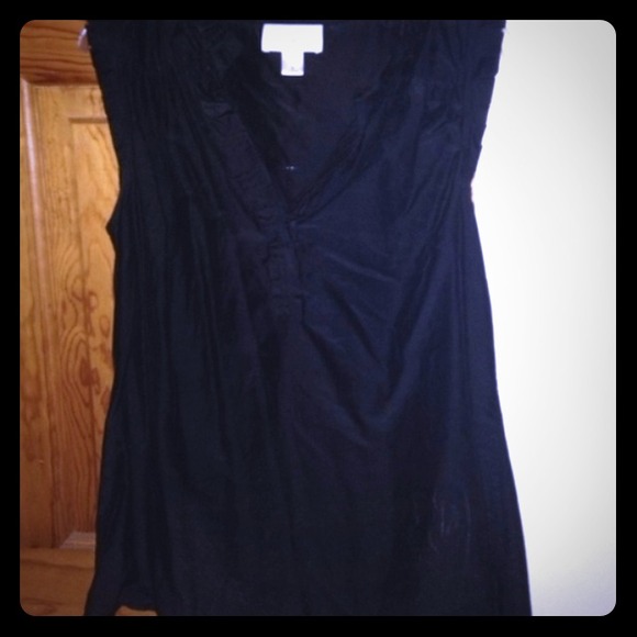Black Ann Taylor Loft dress shirt