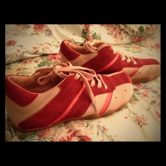 Diesel Leather Campers Light pink/soft red