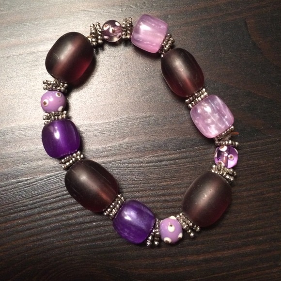 Purple bracelet