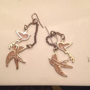 Forever 21. Cute sparrow earrings.