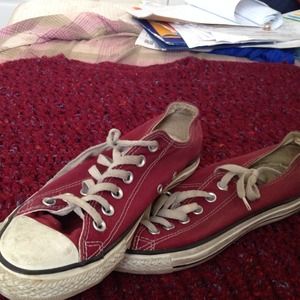 Old scrungy converse