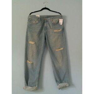 Slim Low Waist Boyfriend Jeans