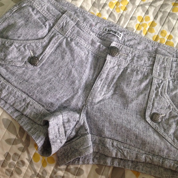 Express Linen blend shorts