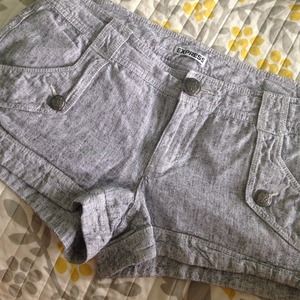 Express Linen blend shorts