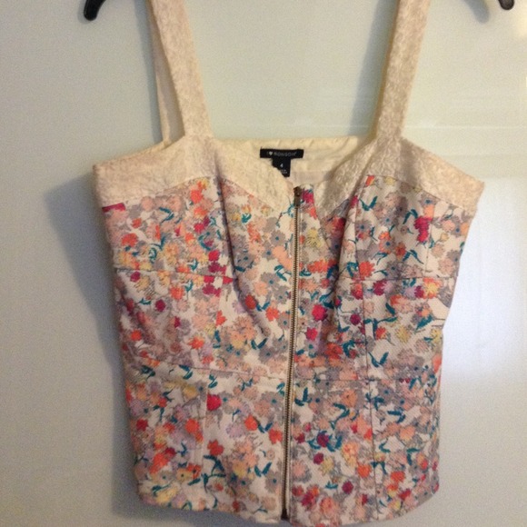 🌴floral corset style top🌴