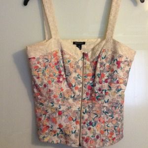 🌴floral corset style top🌴