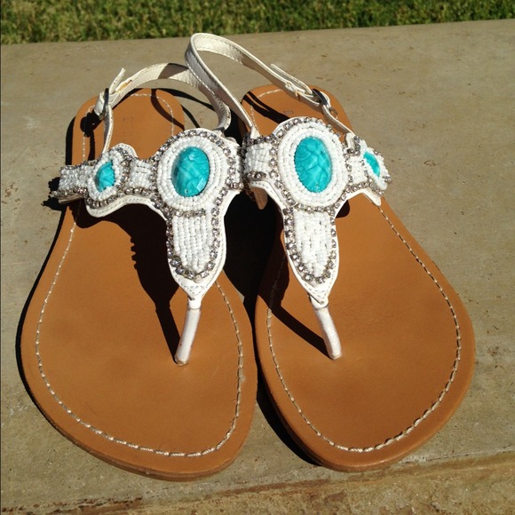 White Topaz Sandals!