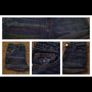 Never Worn colorful Cherokee® denim shorts.