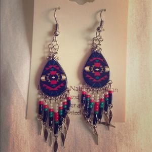 Native American inspired earrings.