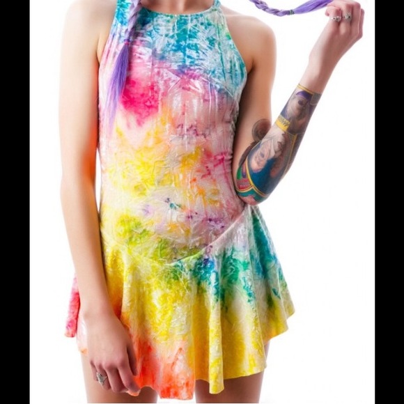 New UNIF Velvet Rink Dress