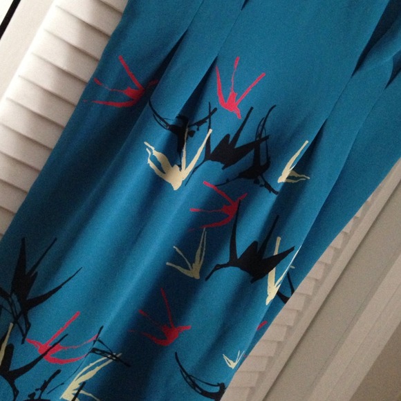RESERVED! On hold...Anthropologie bird print dress