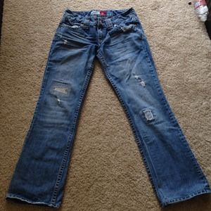 Women jean size 3/4 short/court