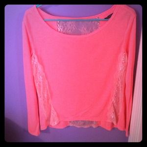 American eagle laced long sleeve