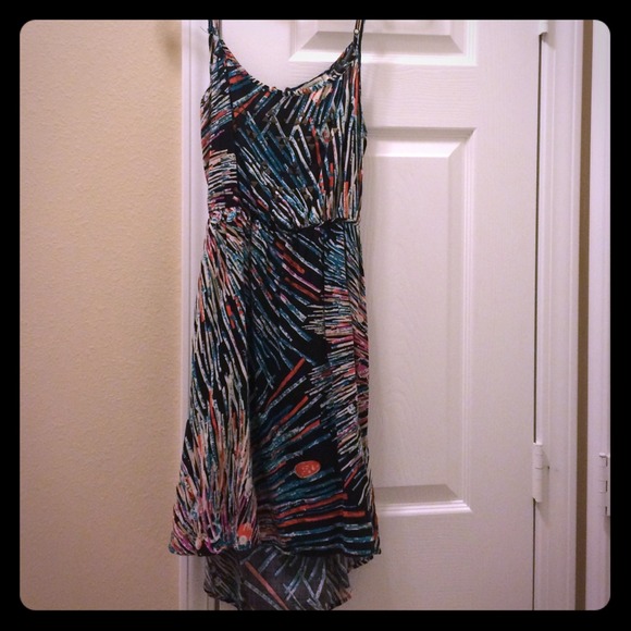 Urban Outfitters multi colored open back dress - Picture 1 of 4