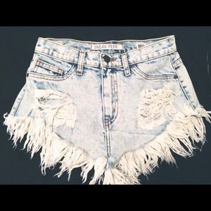 Brand New Sneak Peak high waisted shorts