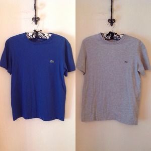 SET OF 2 LACOSTE TEES, BOYS SIZE 2