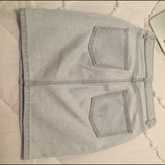 American apparel high waist denim skirt. Size S - Picture 2 of 4