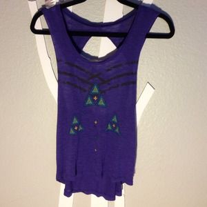 Geometric Cutout Shirt