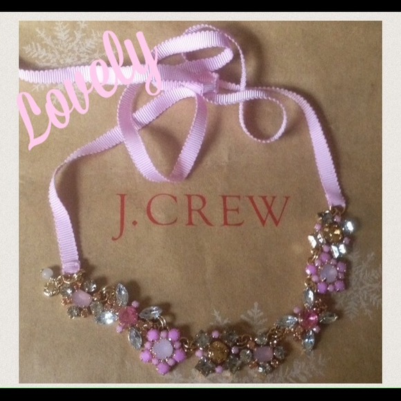 NWOT Crew Cuts  by J. Crew gem ribbon necklace