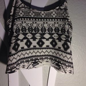 Aztec Crop Top