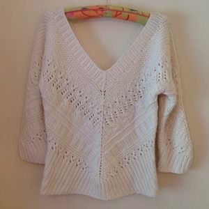 V-Neck Knit Sweater