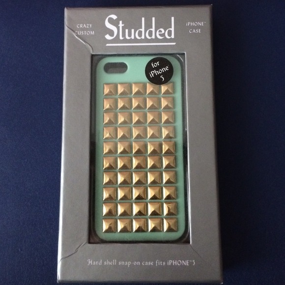 Gold Studded iPhone5 Case