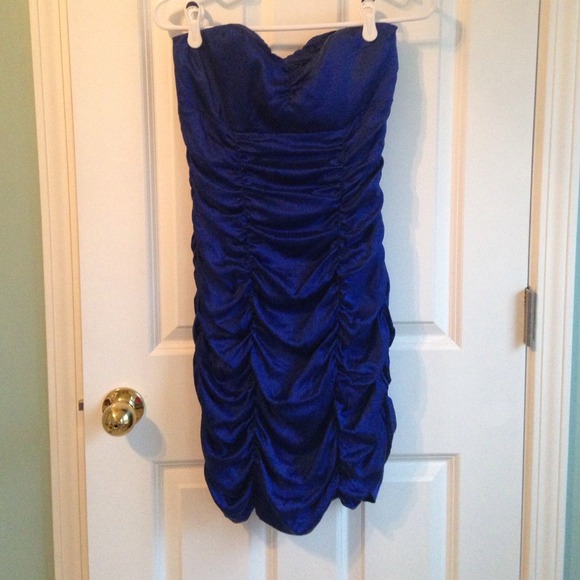Express navy cocktail dress